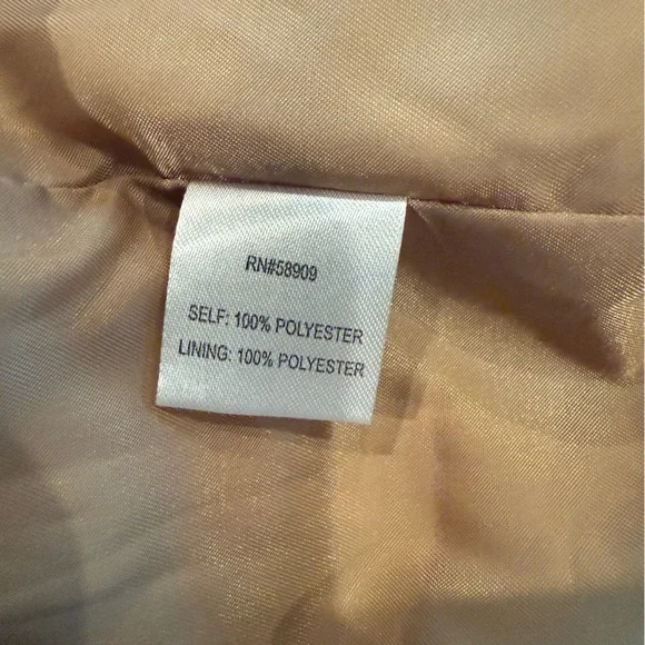 Chelsea & Violet Tan Fur Coat - Picture 6 of 8